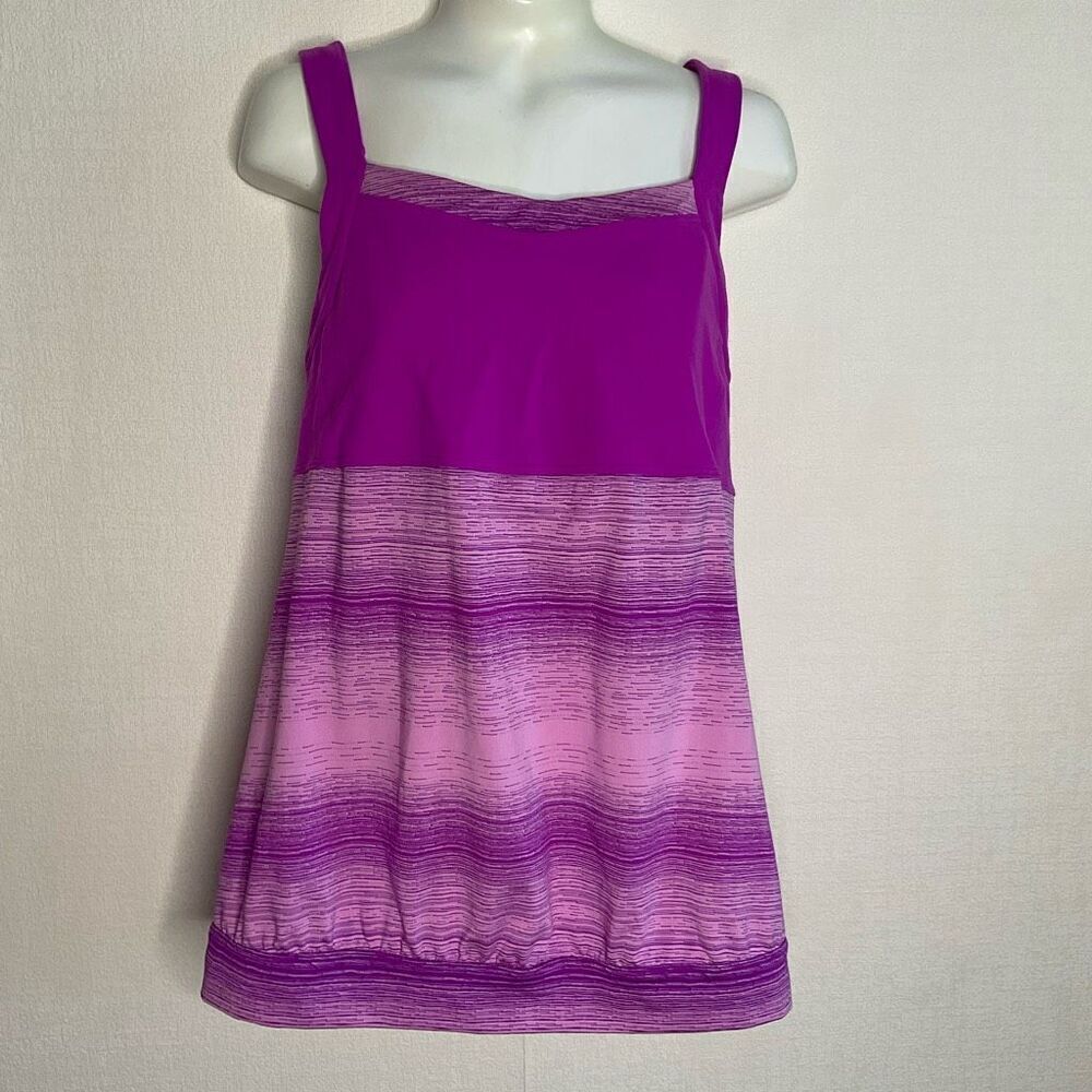Athleta Stride Crunch and Punch‎ Tank Top in Jazzy Purple Size L Large - Picture 3 of 11